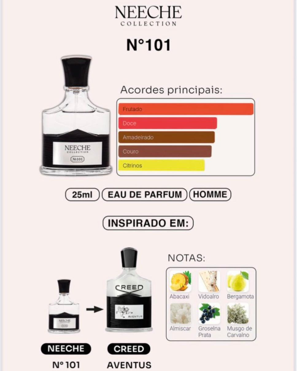 Neeche Collection N° 101 EDP 25ML Inspiração Creed Aventus