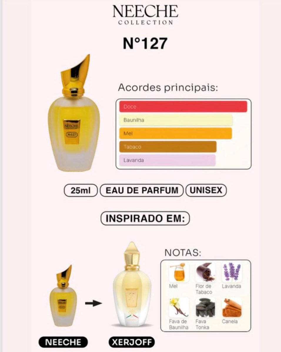 Neeche Collection N°127 EDP 25ML Inspiração Xerjoff Naxos