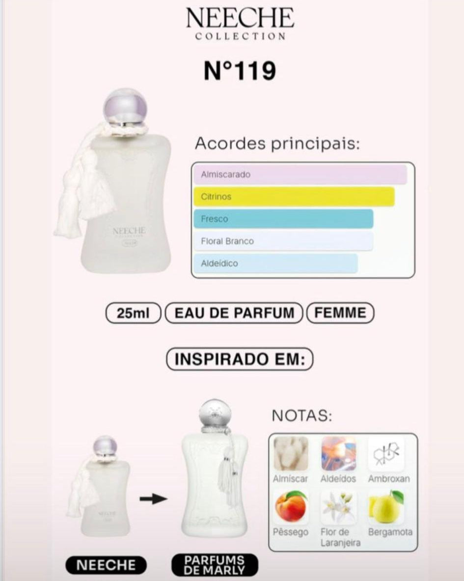 Neeche Collection N° 119 EDP 25ML Inspiração Parfums De Marly Valaya