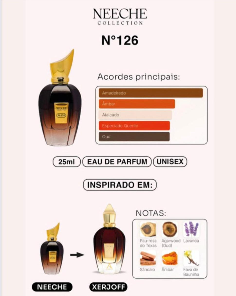 Neeche Collection N°126 EDP 25ML Inspiração Xerjoff Alexandria II